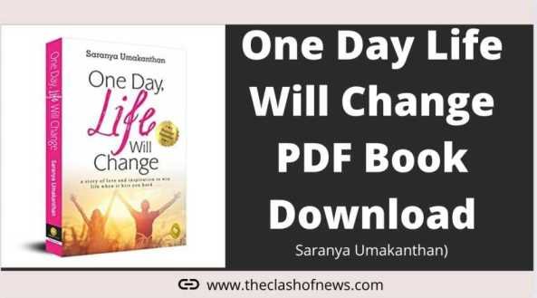 One Day Life Will Change PDF